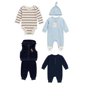 Infant 0–3M Mixed Lot – 6 Pieces